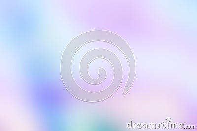 Holographic foil blurred abstract background in pastel neon trendy color design Stock Photo