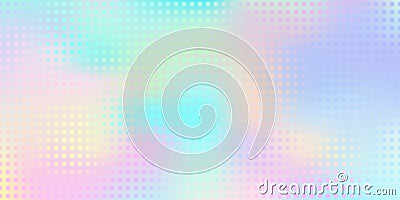 Holographic iridescent texture background, holograph foil color gradient. Vector holographic rainbow background with abstract Vector Illustration