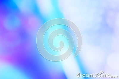 Holographic ultraviolet neon abstract unfocus background with bokeh light effect Stock Photo