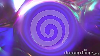 Holographic very pure purple and pink colors gradient circle. Neon futuristic motion copyspace background Stock Photo