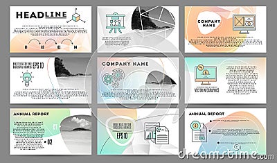 Holographics elements of infographics Vector Illustration