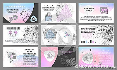 Holographics elements of infographics Vector Illustration