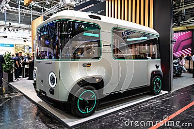 HOLON Mover autonomous fully electric mover at the IAA Mobility 2023 motor show in Munich, Germany - September 4, 2023 Editorial Stock Photo