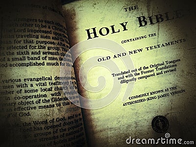 Holy bible Editorial Stock Photo