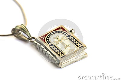 Holy Bible medallion Stock Photo