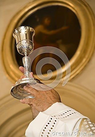 Holy Chalice Stock Photo