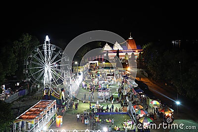 Rath yeatra mayapur Colorful, celebration. Editorial Stock Photo