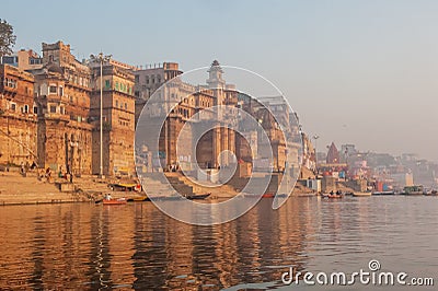 Holy city of Varanasi, India Stock Photo