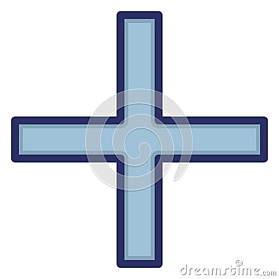 holy cross Isolated Vector Icon which can easily modify or edit Vector Illustration