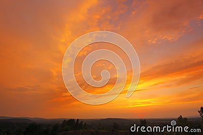 Holy Cross Mountains, Poland Stock Photo