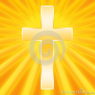 Holy Cross shining Stock Photo