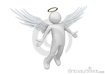 Holy guardian angel Stock Photo