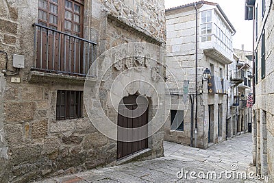 Holy Inquisition building in Ribadavia, Galicia, Spain Stock Photo