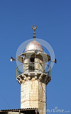 Holy islam Minaret Stock Photo