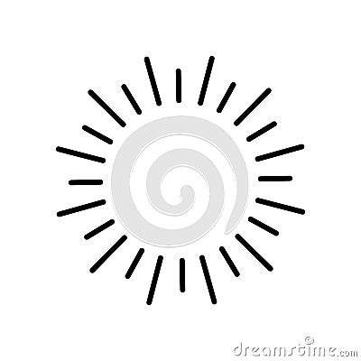 Holy Light icon , illustration Vector Illustration