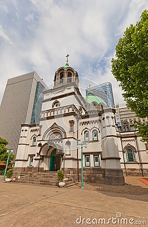 Holy Resurrection Cathedral (Nikorai-do, 1891) in Tokyo, Japan Stock Photo