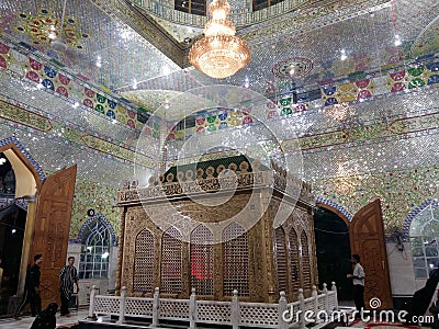 Holy Shrine of Imam Reza is Near by Dargah Hazrat Abbas Editorial Stock Photo