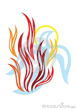 Holy spirit Vector Illustration