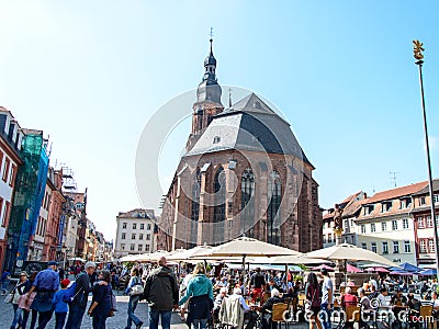 Holy Spirit Church Heidelberg, Germany Editorial Stock Photo