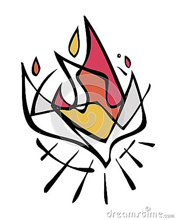 Holy Spirit Illustration Vector Illustration