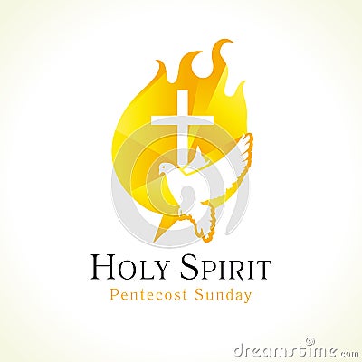 Holy Spirit logo Stock Photo