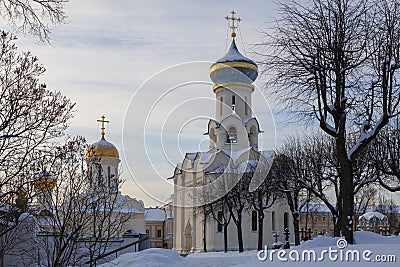 Holy Spiritual Church of the Trinity-Sergius Lavra, Sergiev Posad, Russia Stock Photo