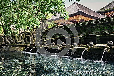 Pura Tirta Empul Temple Stock Photo