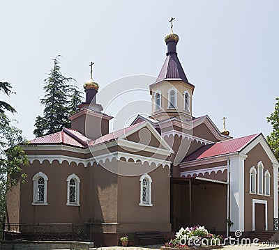 Holy Temple Aleksievsky Tuapse Deanery Stock Photo
