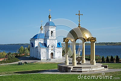 Holy Theotokos of Kazan Monastery in the village of Vinnovka, Ru Stock Photo