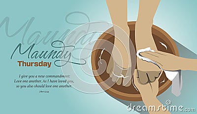 Holy Thursday vector illustration Vector Illustration