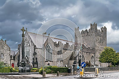 Holy Trinity Abbey Church in Adare, Ireland Stock Photo
