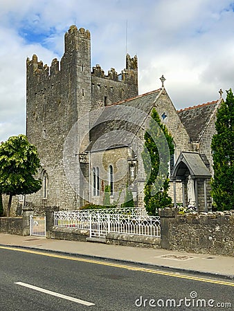 Holy Trinity Abbey Church in Adare, Ireland Stock Photo