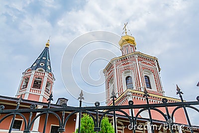 Holy Trinity Cathedral. Russia, Saratov city. Monument of architecture of the 18th century Stock Photo