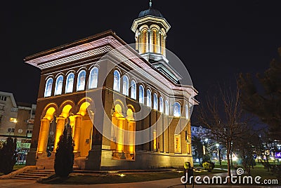 Holy Trinity Church from Craiova, Romania Editorial Stock Photo