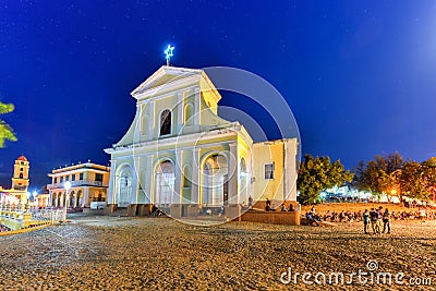 Holy Trinity Church - Trinidad, Cuba Editorial Stock Photo