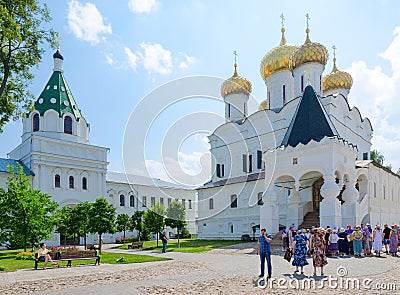 Holy Trinity Ipatievsky male monastery, Kostroma, Golden ring of Editorial Stock Photo