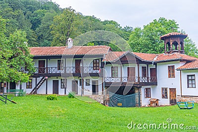 Holy Trinity monastery - Varovitets near Etropole, Bulgaria Stock Photo