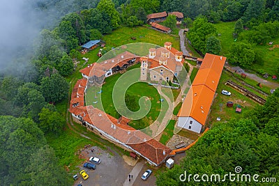 Holy Trinity monastery - Varovitets near Etropole, Bulgaria Stock Photo