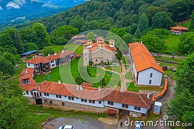 Holy Trinity monastery - Varovitets near Etropole, Bulgaria Stock Photo