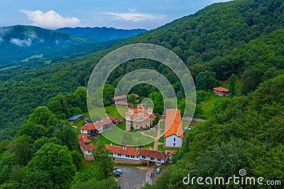 Holy Trinity monastery - Varovitets near Etropole, Bulgaria Stock Photo