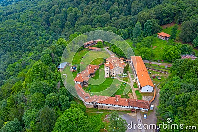 Holy Trinity monastery - Varovitets near Etropole, Bulgaria Stock Photo