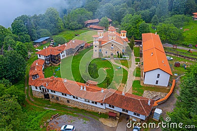 Holy Trinity monastery - Varovitets near Etropole, Bulgaria Stock Photo