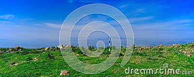 Holy Land Series - Golan Heights Panorama Stock Photo