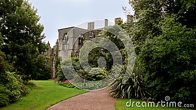 Holyrood Abbey Stock Photo