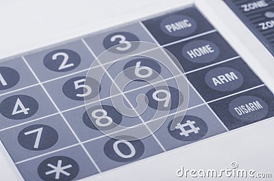 Home alarm system Stock Photo