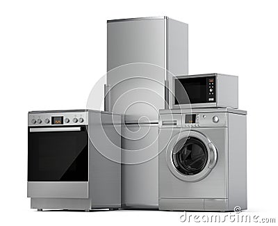 Home appliances Stock Photo