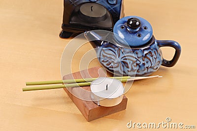 Home Aroma Therapy Trinkets Stock Photo