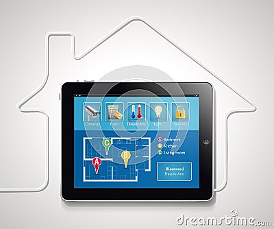 Home automation 1 Vector Illustration