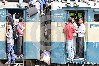 Home bound people going Eid vacations Editorial Stock Photo