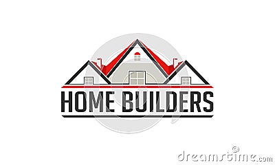 Home Builders Logo Vector Illustration